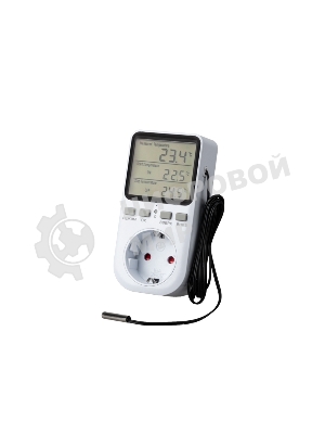 Терморегулятор цифровой 16А-01 в розетку, белый Rexant