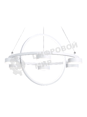 Светильник Ambrella light FL51772/2+6 WH белый 3000K/4200K/6400K 58W D600/380*1200 (ПДУ ИК)