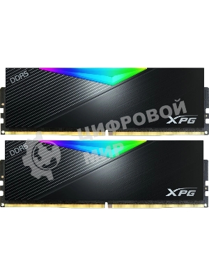 Оперативная память XPG Lancer, DDR5, 32Gb (2x16Gb), 6400MHz, CL32, DIMM, с радиаторами, RGB, черный