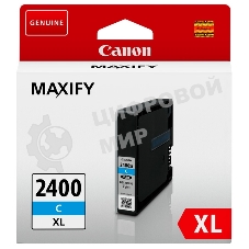 Картридж струйный Canon PGI-2400XL голубой, 1500 стр., для MAXIFY iB4040/МВ5040/МВ5340