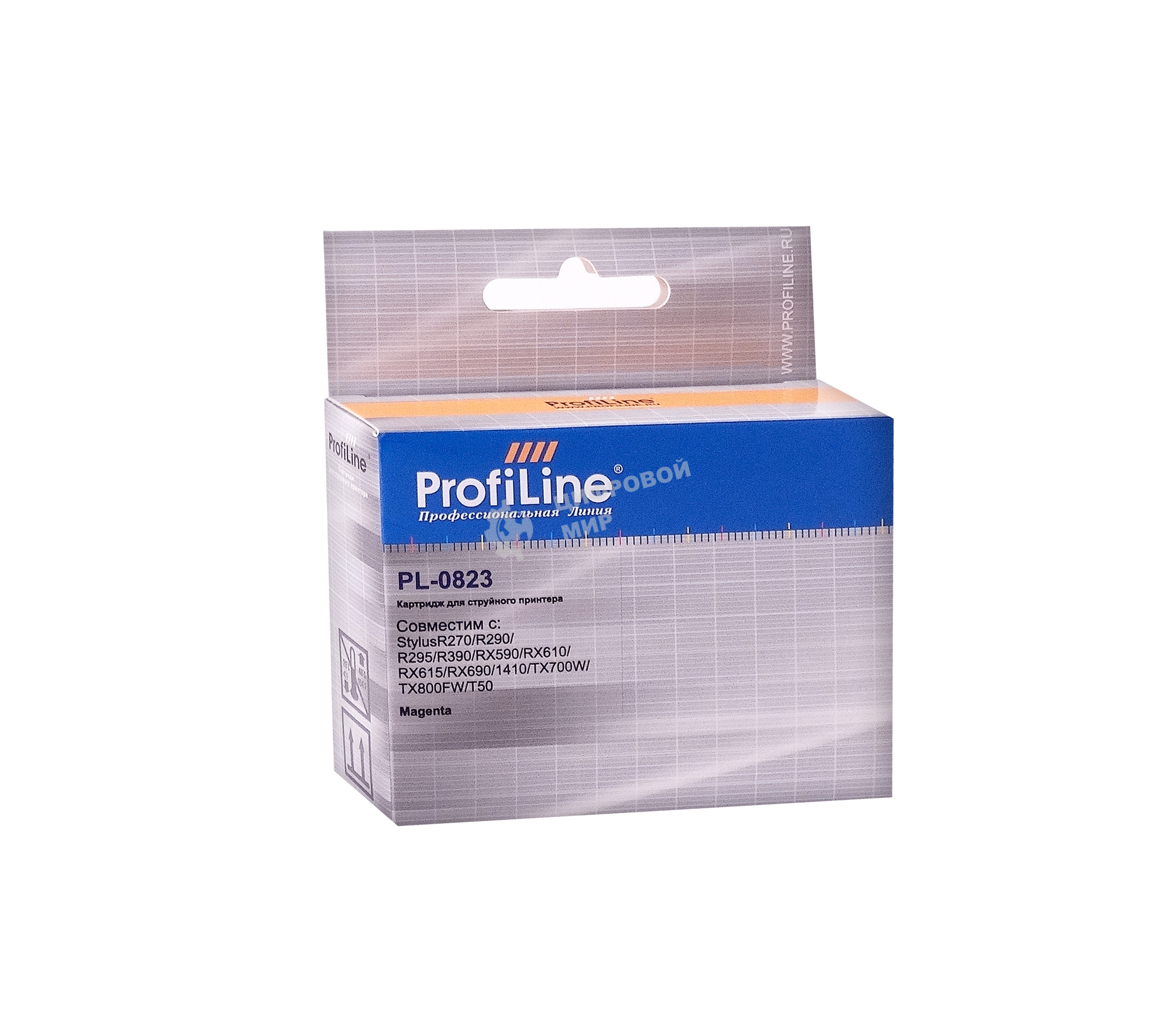 Картридж струйный ProfiLine PL-0823 для принтеров Epson StylusR270/R290/R295/R390/RX590/RX610/RX615/RX690/1410TX700W/TX800FW/T50 Magenta водн