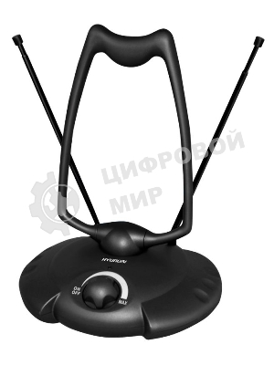 Антенна телевизионная Hyundai H-TAI200 15дБ активная черный