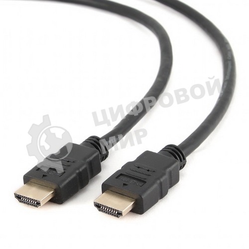 Кабель Cablexpert HDMI CC-HDMI4-10, 19M/19M, v2.0, медь, позол.разъемы, экран, 3м, черный, пакет