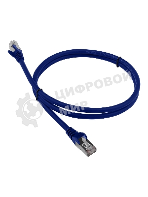 Патч-корд LANMASTER LSZH FTP cat.6, 0.5 м, синий