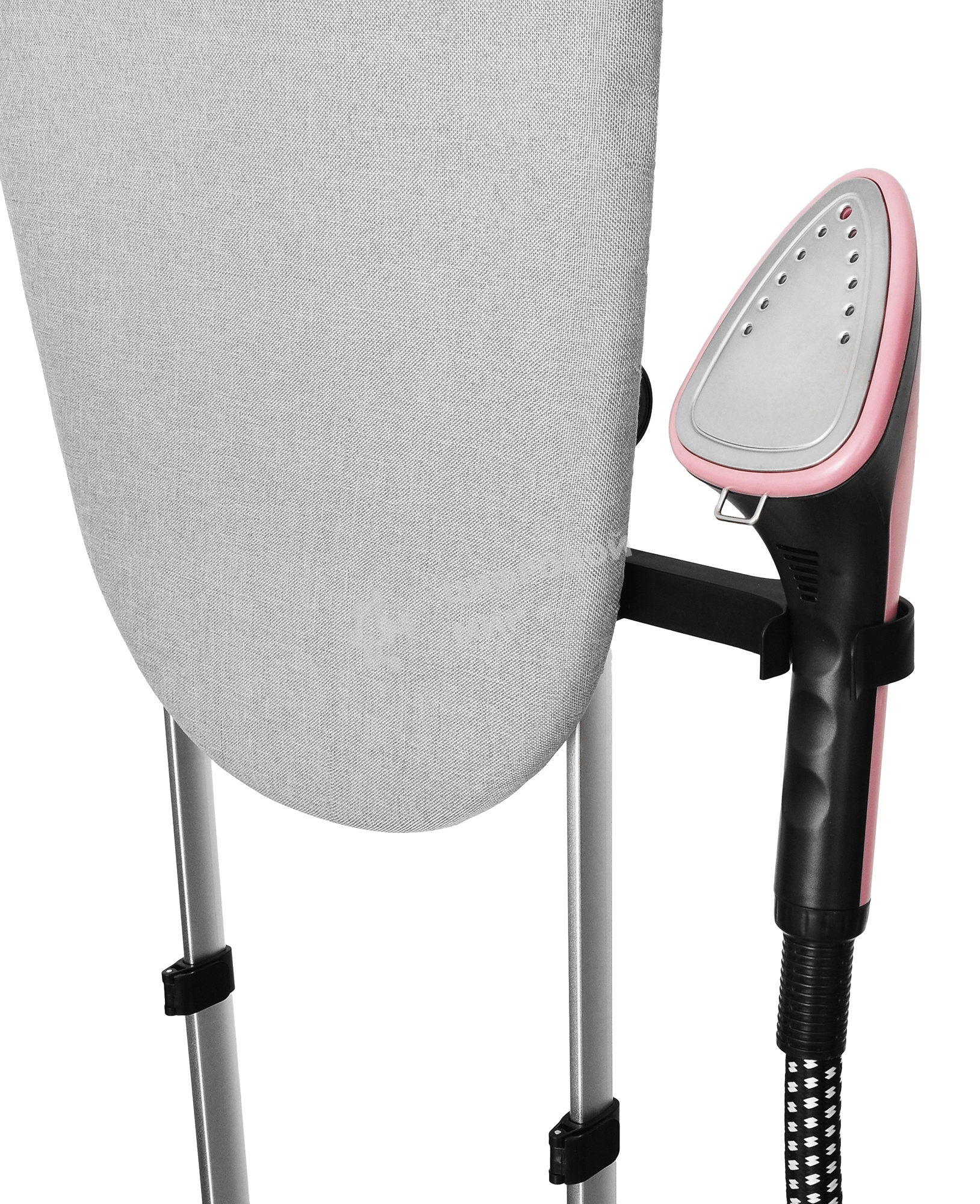 Отпариватель Hyundai H-US02543 розовый/черный, 1800 Вт, 40 г/мин, 1.35 л