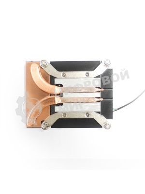 Кулер Foxline D65 черный алюминий+медь 2500rpm 32.6db 4-pin 65w 17мм