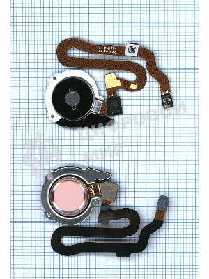Кнопка HOME в сборе с механизмом и шлейфом для Huawei Honor 8, розовая