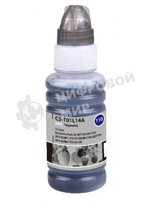 Чернила Cactus CS-T01L14A черный70мл для Epson M1100/M1120/M1170/M2140/M2170