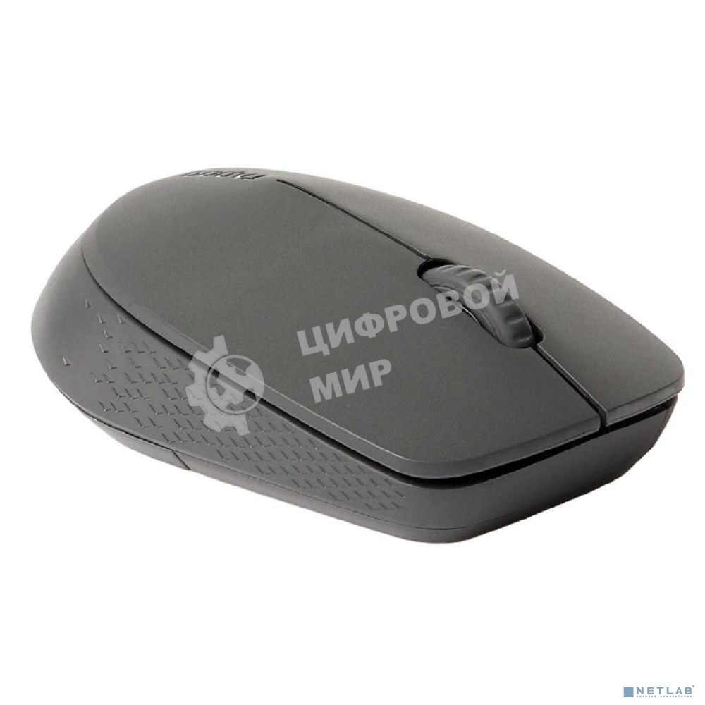 Мышь беспроводная Rapoo M100 темно-серый, 1300 dpi, радиоканал, Bluetooth, USB, кнопки - 3