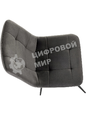 Стул для дома Бюрократ CH-K1_4 комплект 4 шт т. серый Holland 18 металл черный на ножках