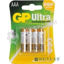Батарейка GP 24AU-CR4 Ultra AAA (LR03), (4 шт. в уп-ке)