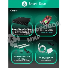 Источник бесперебойного питания Systeme Electric Smart-Save Online SRTSE 2 поколения 6000 ВА/Вт, 4U,5 C13+3 C19,USB,RS-232,RS485,COM,сухие контакт,прлл,SNMP