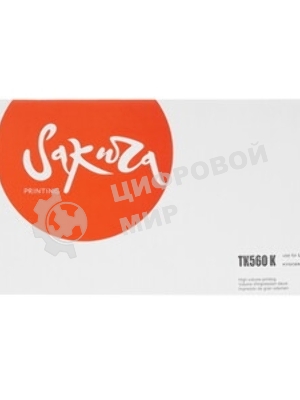 Картридж Sakura TK560K для Kyocera Mita FS-C5300DN/FS-C5350DN, ECOSYS 6030cdn, черный, 12 000 к.