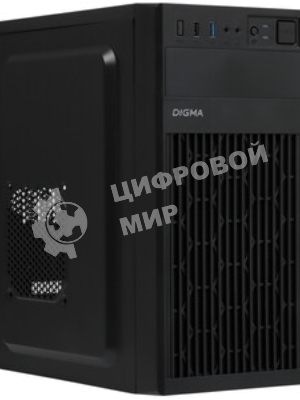 Компьютерный корпус Digma DCC-MN302 черный без БП mATX 1x80мм 2x120мм 1xUSB2.0 1xUSB3.0 audio