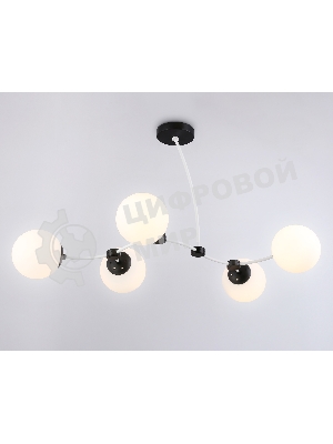 Светитльник Ambrella Light TR2546/5 WH/BK белый/черный E27/5 max 60W 950*600*450