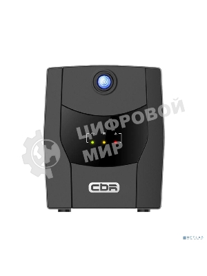 Башенный линейно-интерактивный ИБП CBR [QTM-1500T-6I-LCUC] Line Interactive  1500VA/900W 9Ah12V 4 x Shuko, HID-USB, RJ45/11