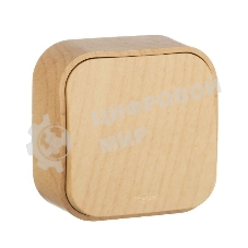 Электроустановочные изделия Legrand Legrand 782264 Переключатель 10A одноклавишный (Дерево)