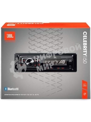 Автомагнитола JBL Celebrity 150, 1 DIN, Bluetooth, USB Type-A, AUX, съёмная панель