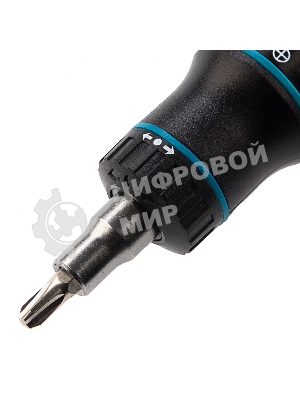 Отвертка реверсивная с револьверным механизмом Gross 11 шт., сталь S2