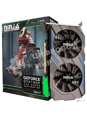 Видеокарта Sinotex GeForce GTX 1650, 4 GB GDDR6, 128 bit, DisplayPort, DVI-D, HDMI, GPU 1485 MHz