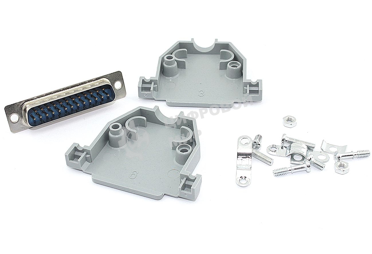 Сборный штекер D-SUB/DB25 папа