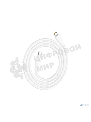 Кабель HOCO X93/ PD кабель Type-C-Type-C/ 1m/ 60W/ белый