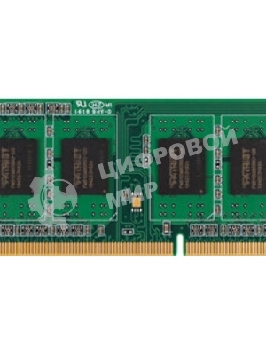 Оперативная память Patriot Signature, DDR3L, 4GB (1x4 GB), 1600 MHz, CL11, DIMM