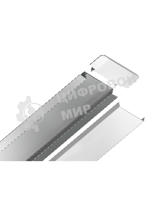 Алюминиевый профиль Ambrella light GP1100AL серебро 2000*30.6*6