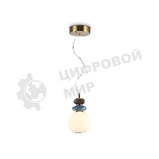 Светильник Ambrella light LH53161 SB/WH бронза/белый 8W 3000K D140*1400