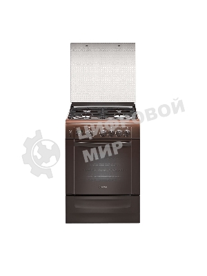Плита газовая Gefest ПГ 6100-04 0003 коричневый, конфорок 4 шт, духовка 52 л, 60 см x 85 см x 60 см