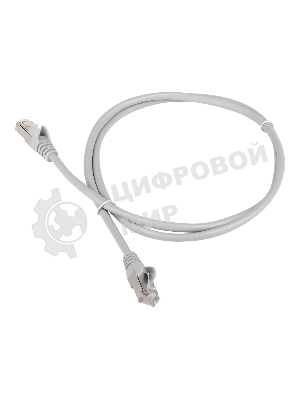 Патч-корд LANMASTER LSZH FTP cat.6, 0.5 м, серый