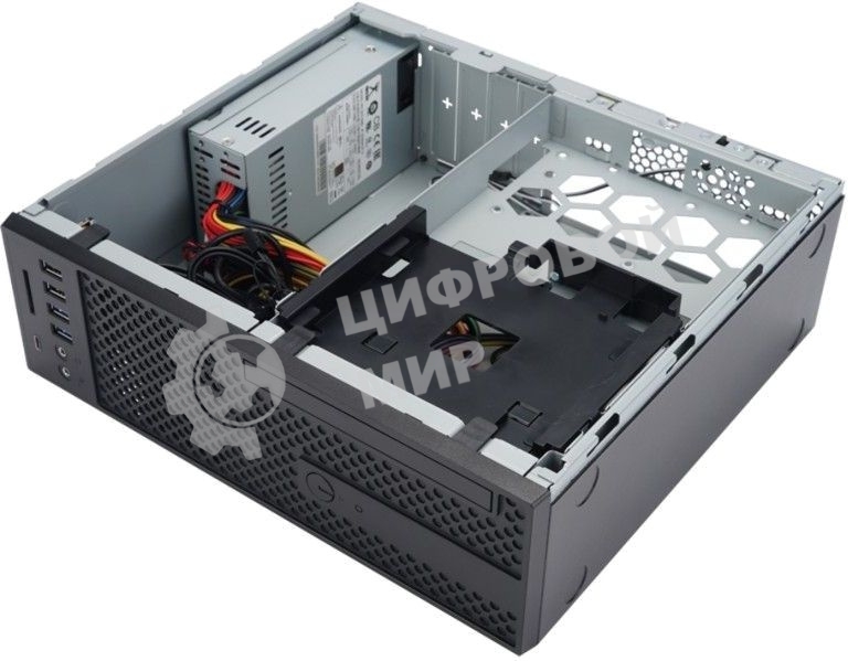 Компьютерный корпус Slim Desktop INWIN CJ708BL IP-S265AU7-2 80plus Bronze, U3*2+U2*2+A(HD)+TYPE 3.1C + FAN 80*15мм + intrusion switch INWIN Slim Case