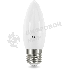 Лампа светодиодная Gauss Elementary 30222 12Вт цок.: E27 свеча 220B 4100K св. свеч. белый нейт. (упак.: 10 шт)