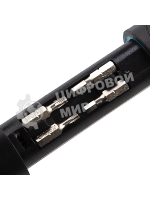 Отвертка реверсивная с револьверным механизмом Gross 11 шт., сталь S2