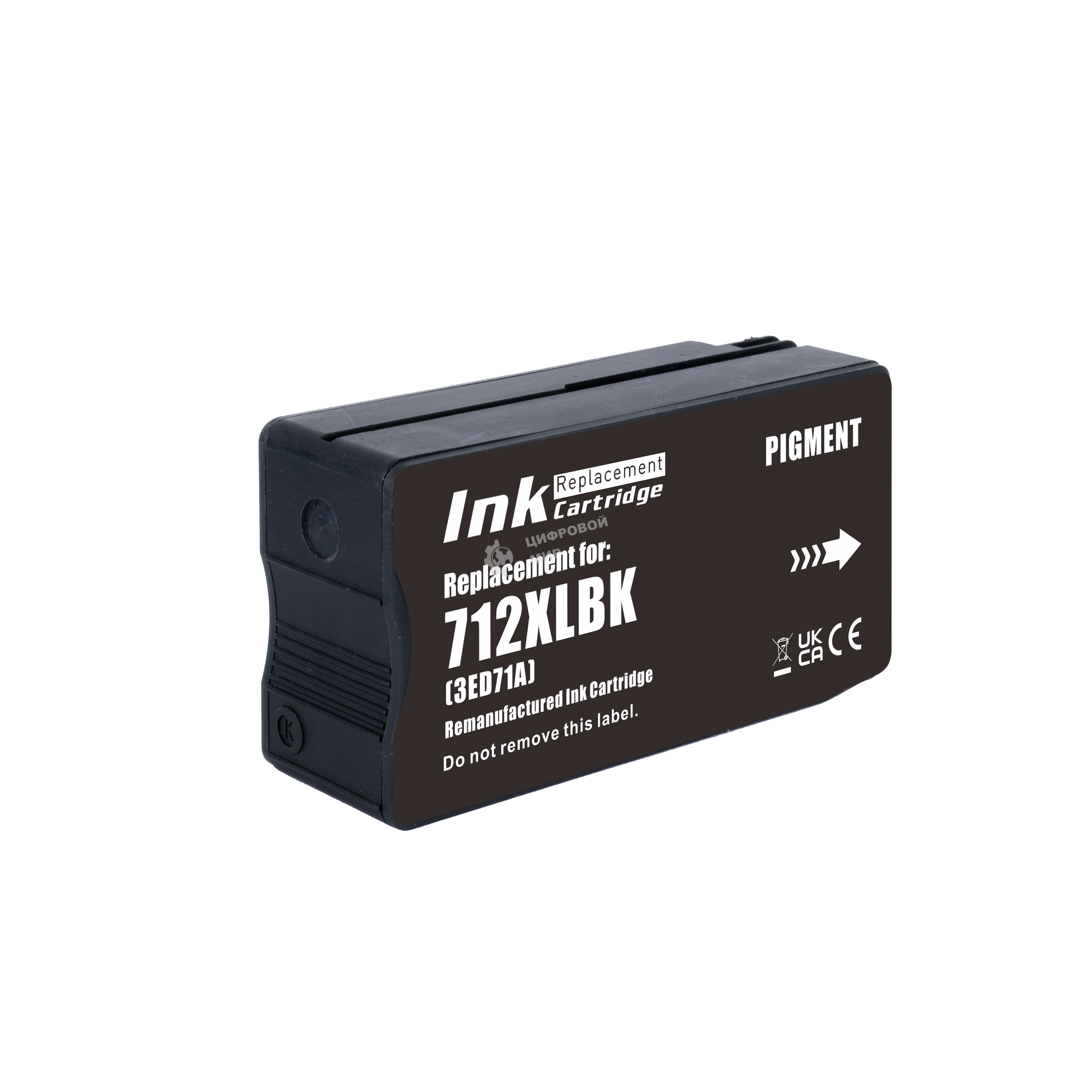 Картридж струйный NVPrint 712 (NV-3ED71A) Black для HP DJ T210/T630 (80 мл)
