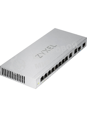Коммутатор Zyxel XGS1010-12-ZZ0102F 8x1 Гбит/с 2x2.5 Гбит/с 2SFP+ неуправляемый