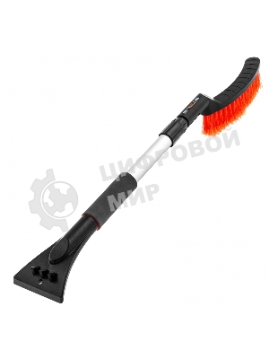 Щетка-сметка для снега со скребком телескопическая, 725 - 1005 ммStels
