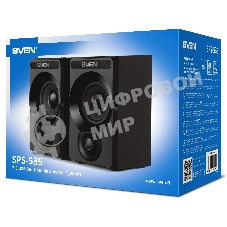 Акустическая система Sven SPS-535, черный, акустическая система 2.0, USB, мощность 2x3 Вт(RMS)