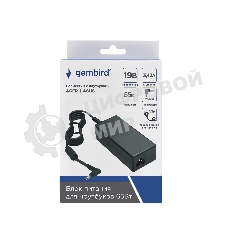 Блок питания Gembird для ноутбуков ACER, ASUS NPA-AC36, 19В/3.42А, 65Вт, штекер 3х1.1мм, коробка