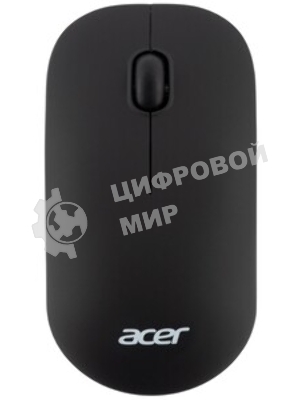 Мышь беспроводная Acer OMR130 черный, 1200 dpi, радиоканал, USB, кнопки - 3