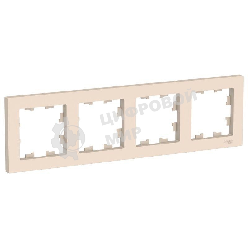 Рамка 4-м AtlasDesign универс. беж. SchE ATN000204