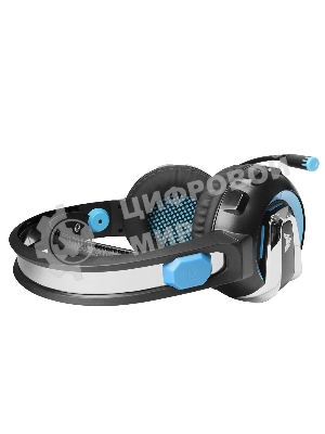 Гарнитура Crown CMGH-3101 чёрный/синий, проводная, подсветка