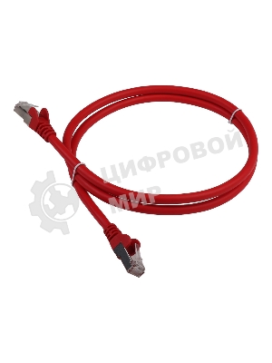 Патч-корд LANMASTER LSZH FTP cat.6, 1.0 м, красный