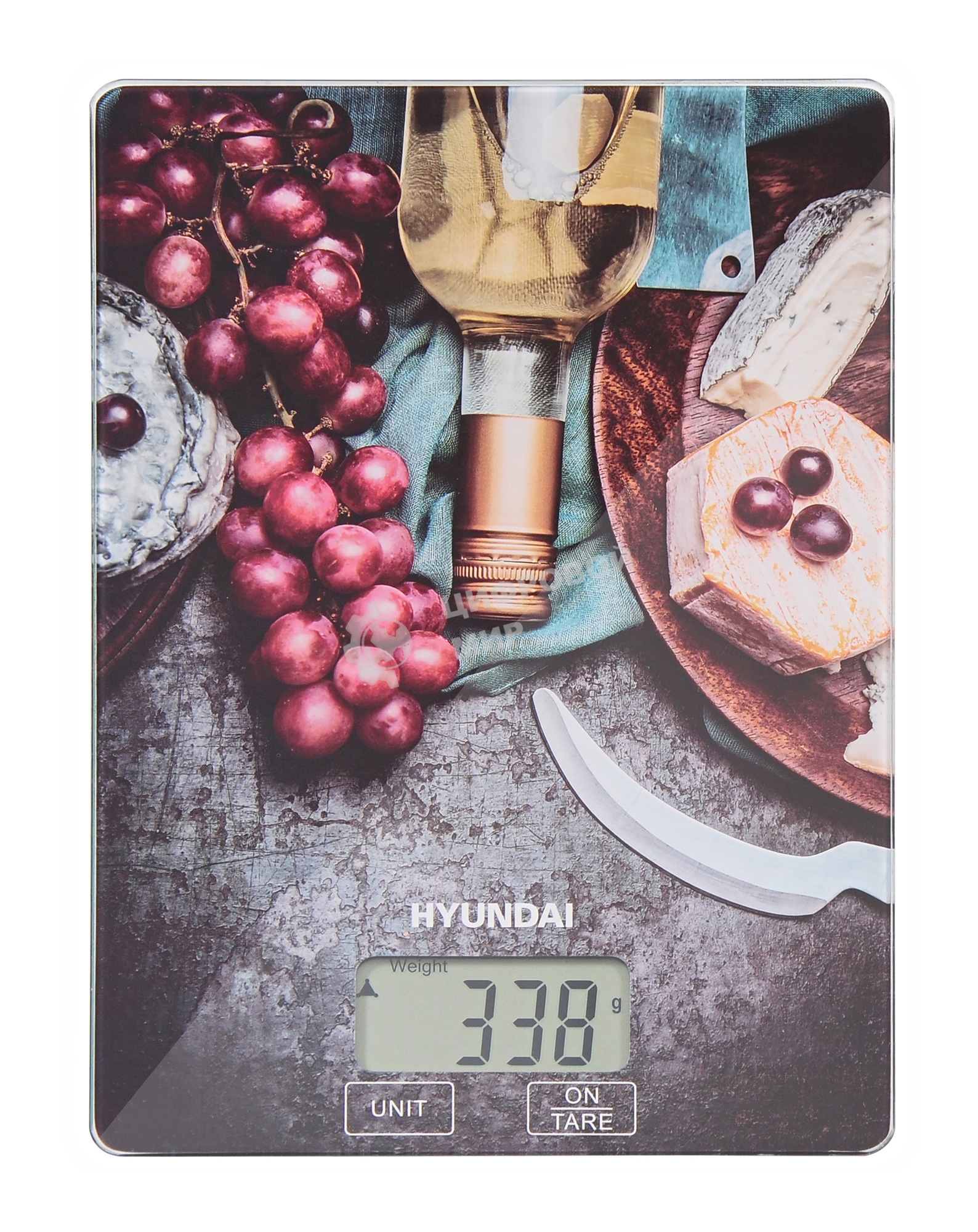 Весы кухонные Hyundai HYS-KG221 макс. вес: 5 кг, рисунок