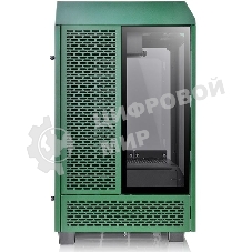 Компьютерный корпус Thermaltake The Tower 100 Racing Green без БП miniITX 1x120мм 3x140мм 2xUSB 3.0 audio bott PSU