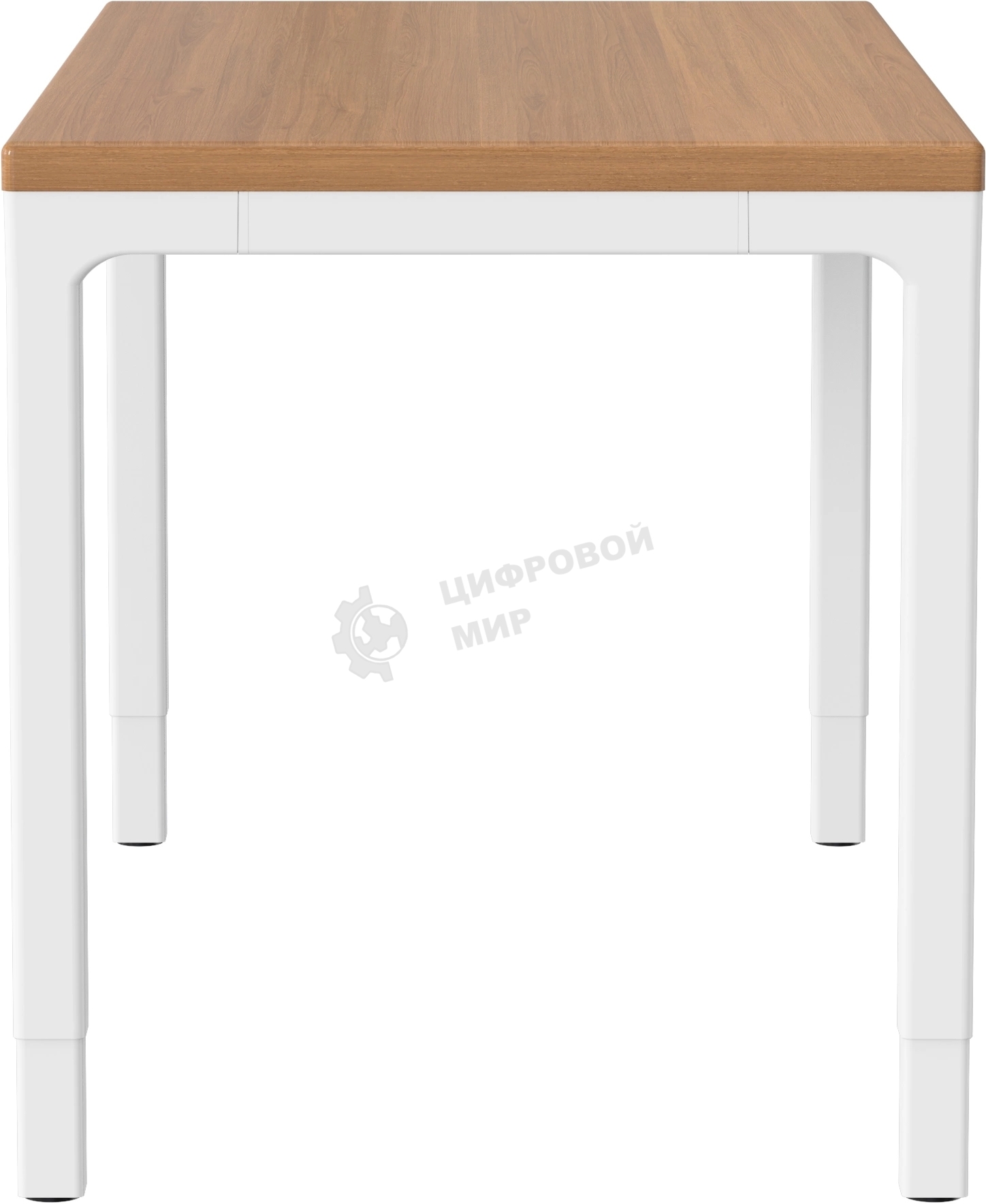 Стол компьютерный Cactus CS-ET-WWD столешница МДФ, белый дуб молочный каркас белый