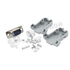Сборный штекер RS232 DB9 папа