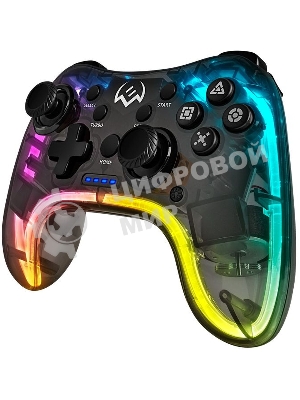 Геймпад SVEN GC-5050 черный Bluetooth Беспроводной виброотдача обратная связь (в компл.:держатель для смартфона/кабель USB) (SV-016029)