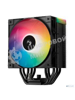 Кулер для процессора DEEPCOOL AG500 BK ARGb V2 черный 120мм алюминий+медь 1900rpm 29.4db 40pin 240W 160мм