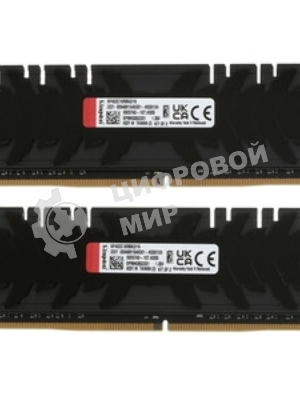 Оперативная память Kingston Fury Renegade, DDR4, 16GB (2x8GB), 3600MHz, CL16, DIMM, с радиаторами, серый/черный